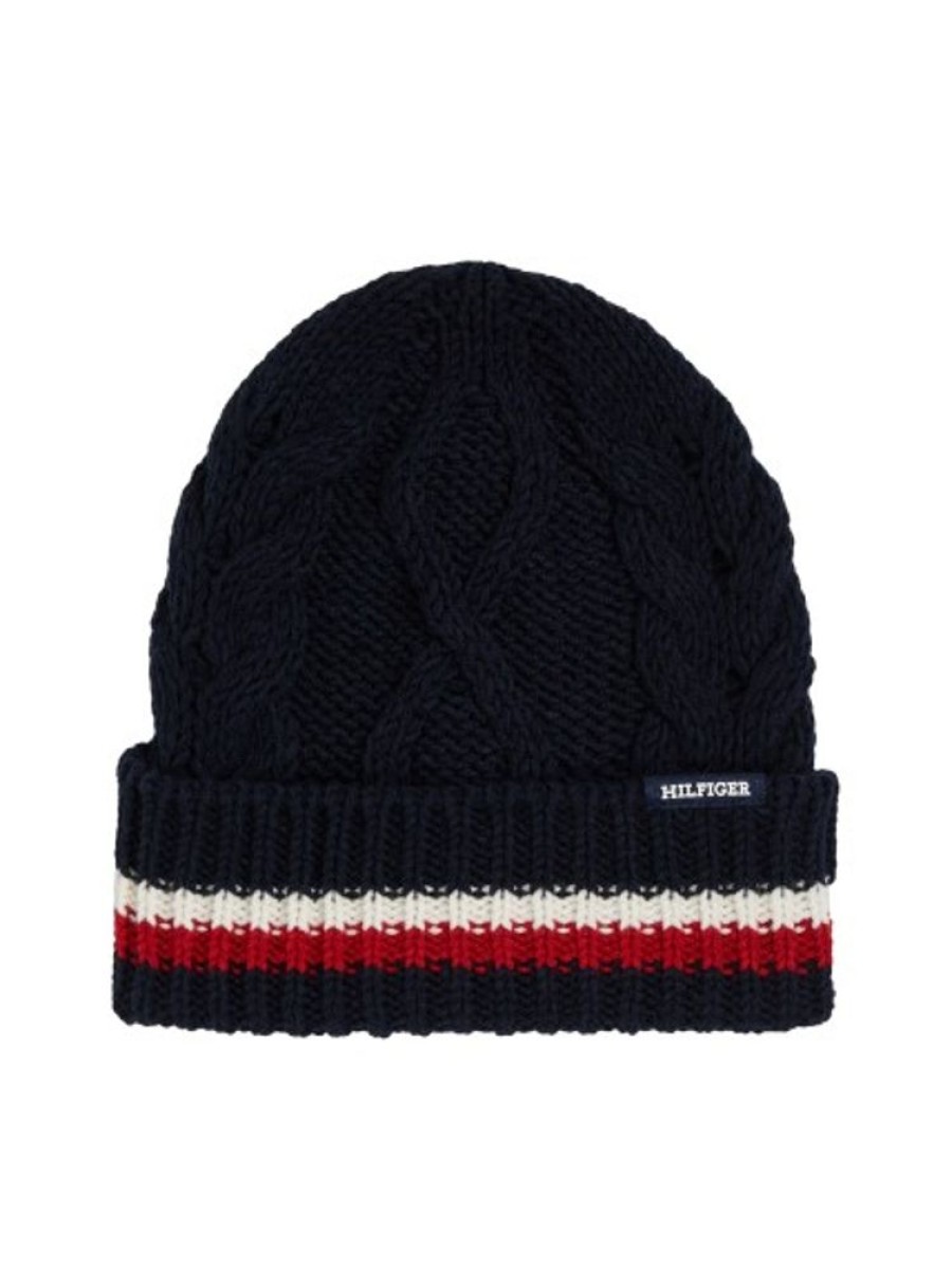 Accessoires Tommy Hilfiger | Monotype Zopfstrick-Beanie