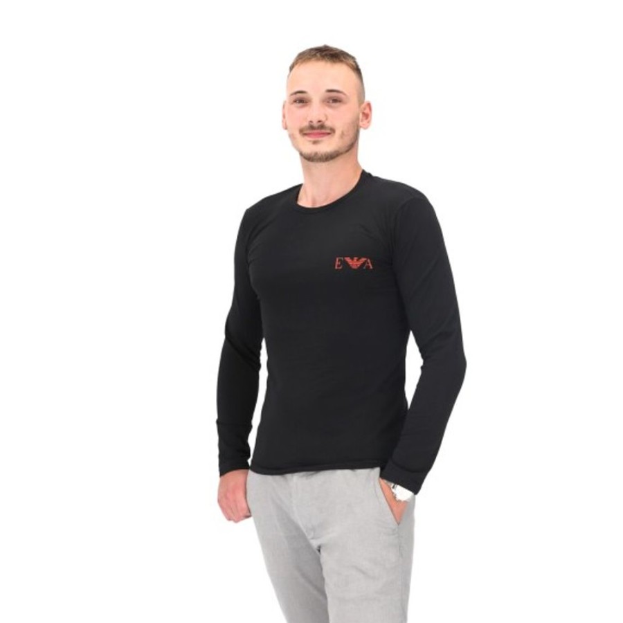 Bekleidung Armani | Slim Fit Langarmshirt