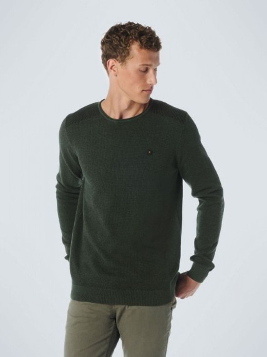 Bekleidung No Excess | Pullover Crewneck 2 Coloured Jacquard