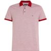 Bekleidung Tommy Hilfiger | Slim Fit Poloshirt Aus Mouline-Baumwolle