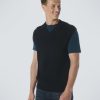 Bekleidung No Excess | Spencer V-Neck Relief Rib Jacquard