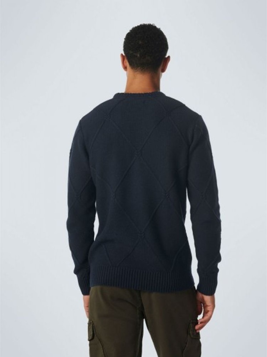 Bekleidung No Excess | Pullover Crewneck Cable Jacquard