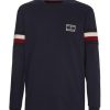 Bekleidung Tommy Hilfiger | Langarmshirt Mit Tommy-Tape