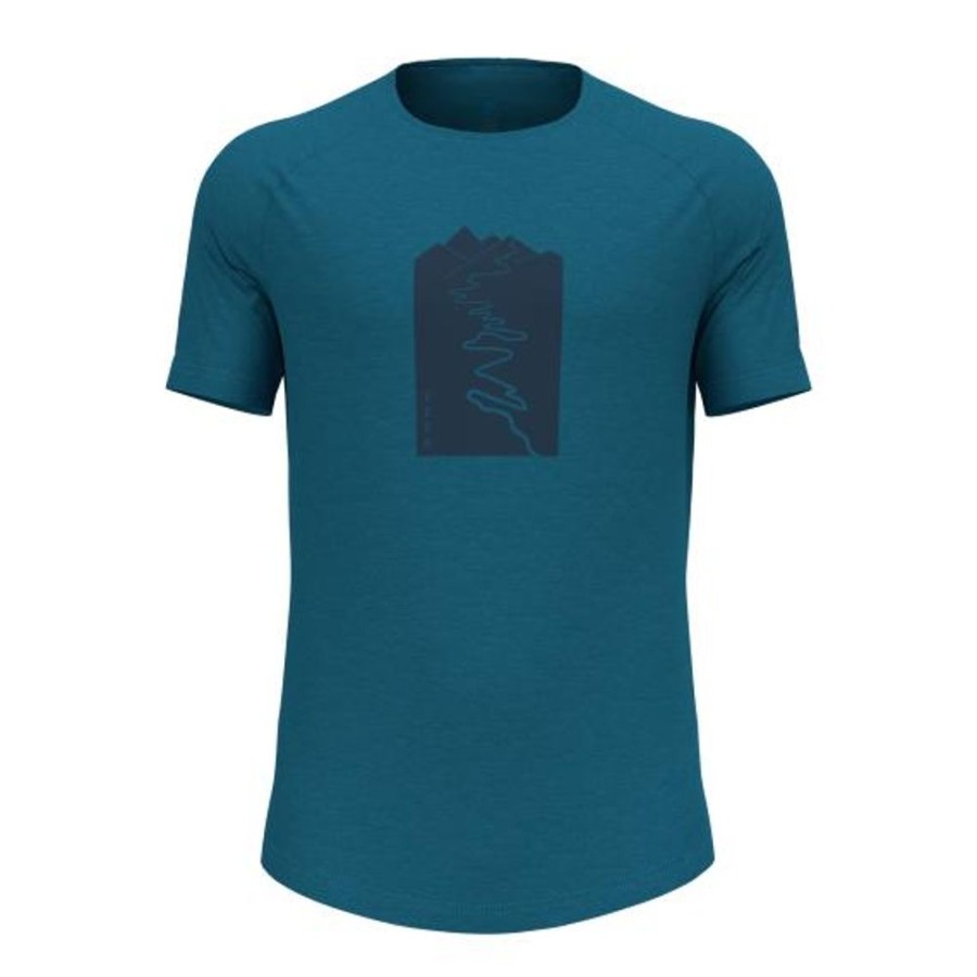 Bekleidung Odlo | Nikko T-Shirt Mit Trailprint