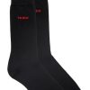 Accessoires Hugo | Mittelhohe Socken Aus Stretch-Gewebe Im Zweier-Pack