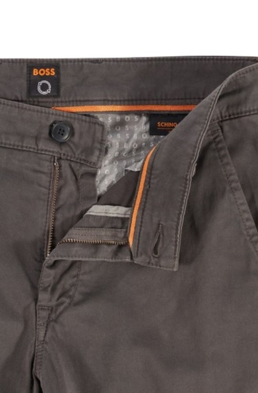 Bekleidung Boss orange | Slim-Fit Hose Aus Elastischem Baumwoll-Satin