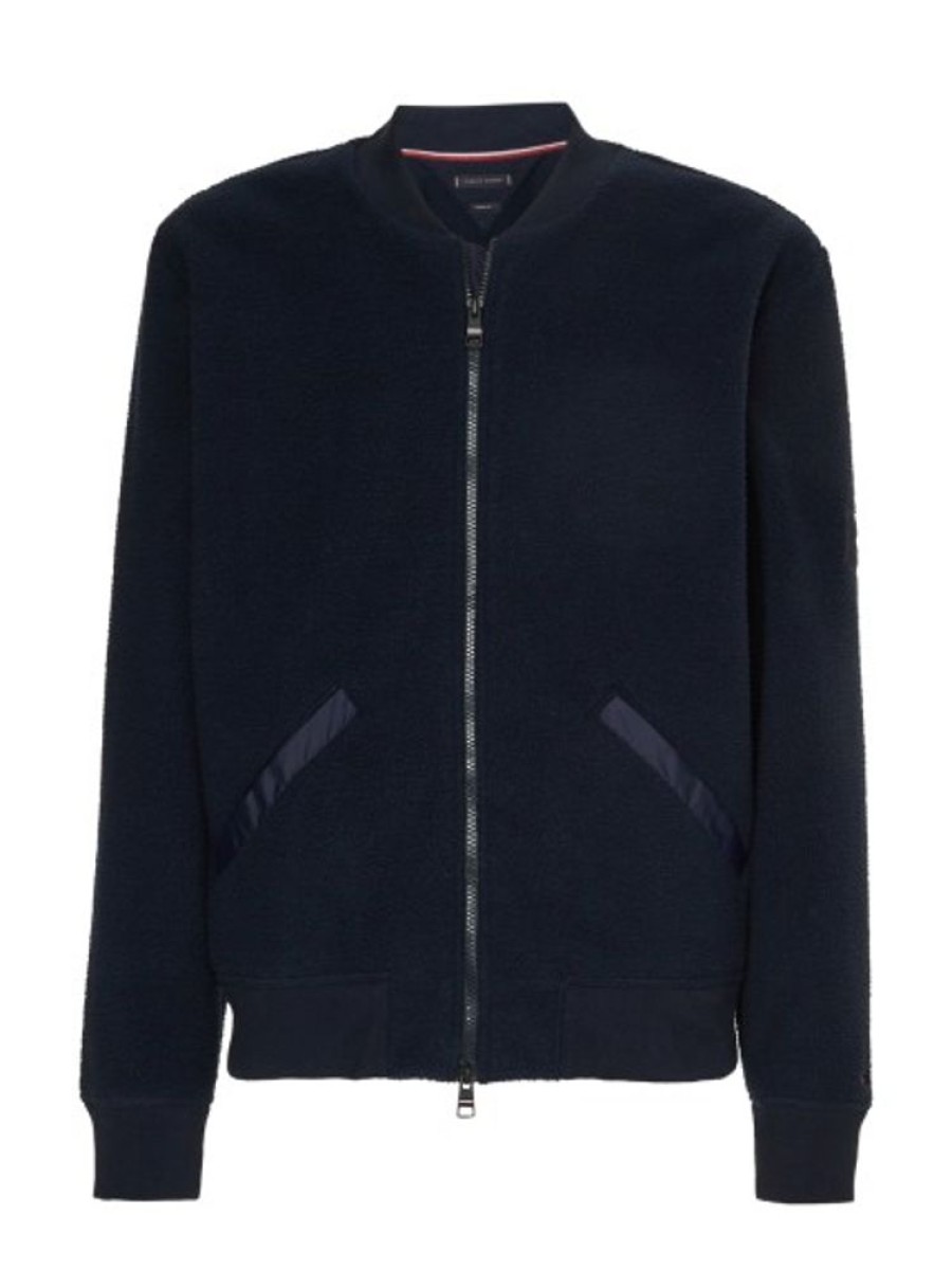 Bekleidung Tommy Hilfiger | Casual Fit Sherpa-Pullover Mit Reisverschluss