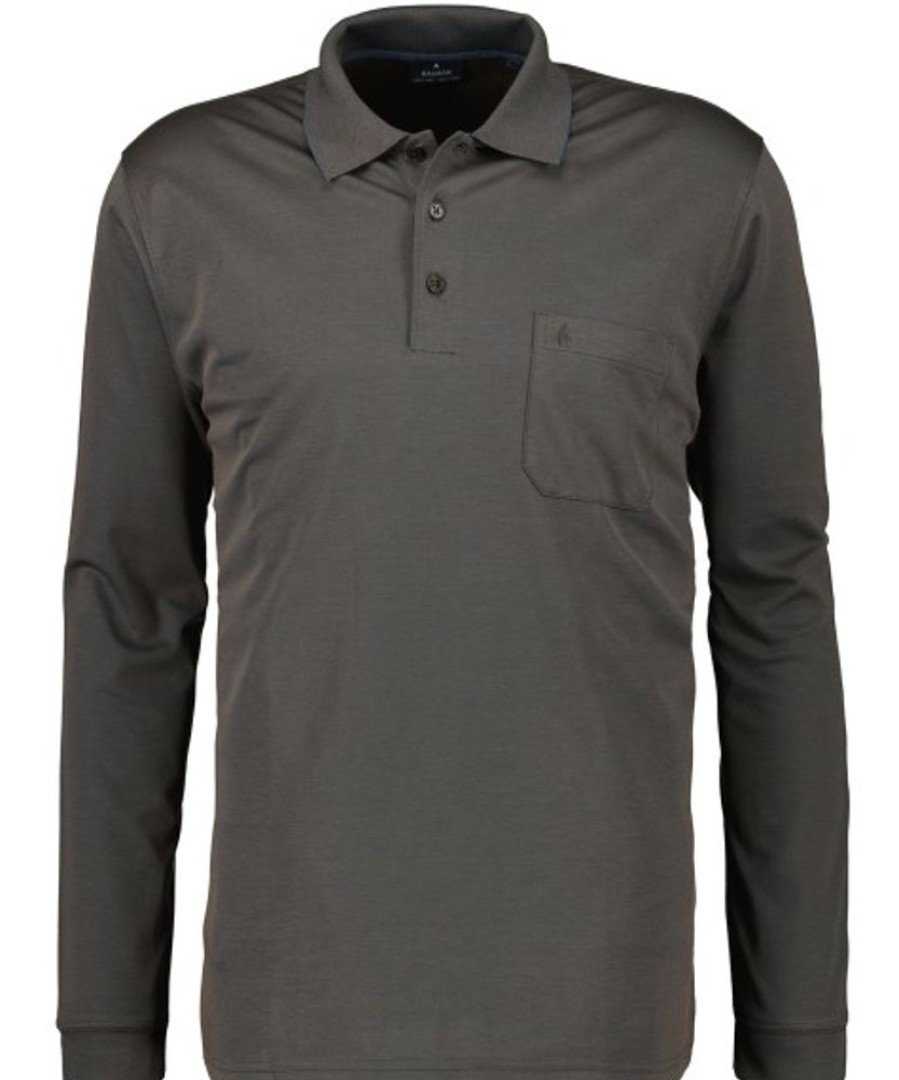 Bekleidung Ragman | Softknit-Polo Langarm