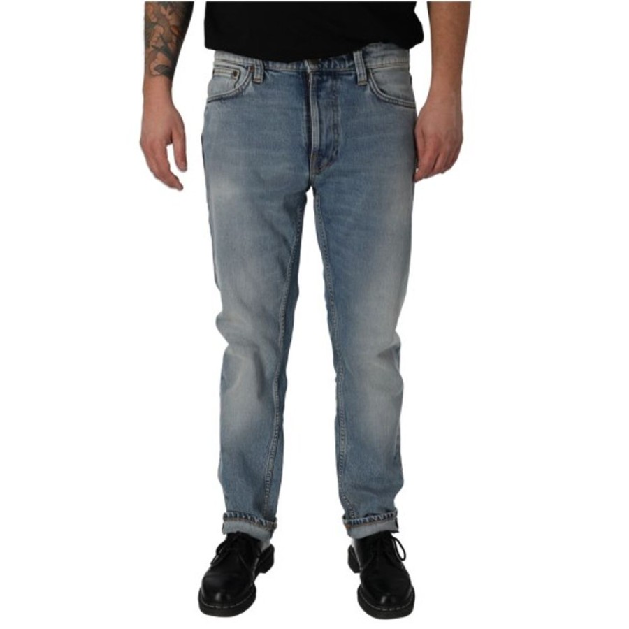 Bekleidung Nudie Jeans | Lean Dean Cloud Blue