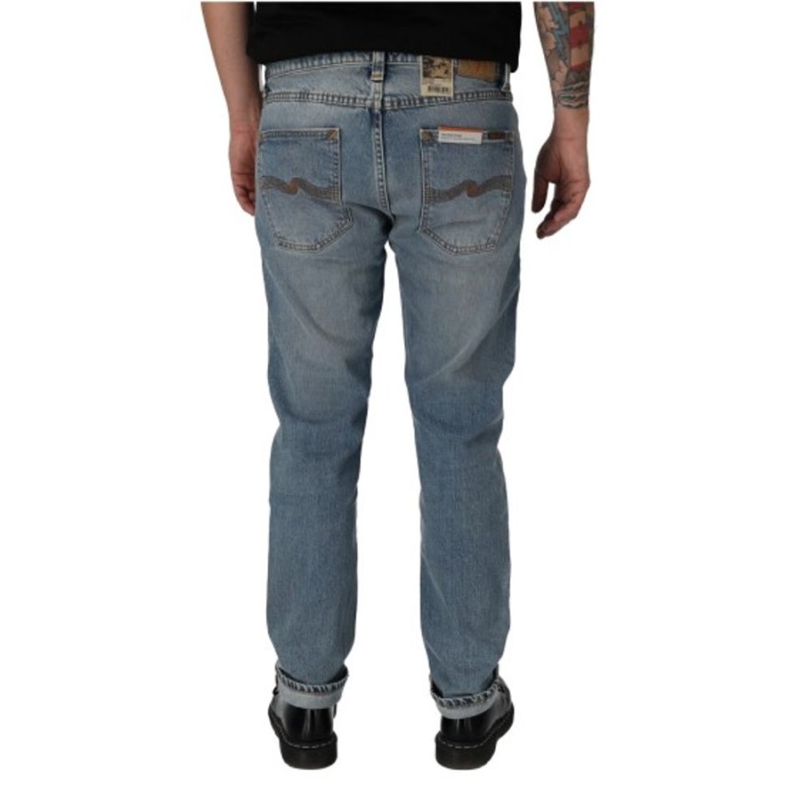 Bekleidung Nudie Jeans | Lean Dean Cloud Blue