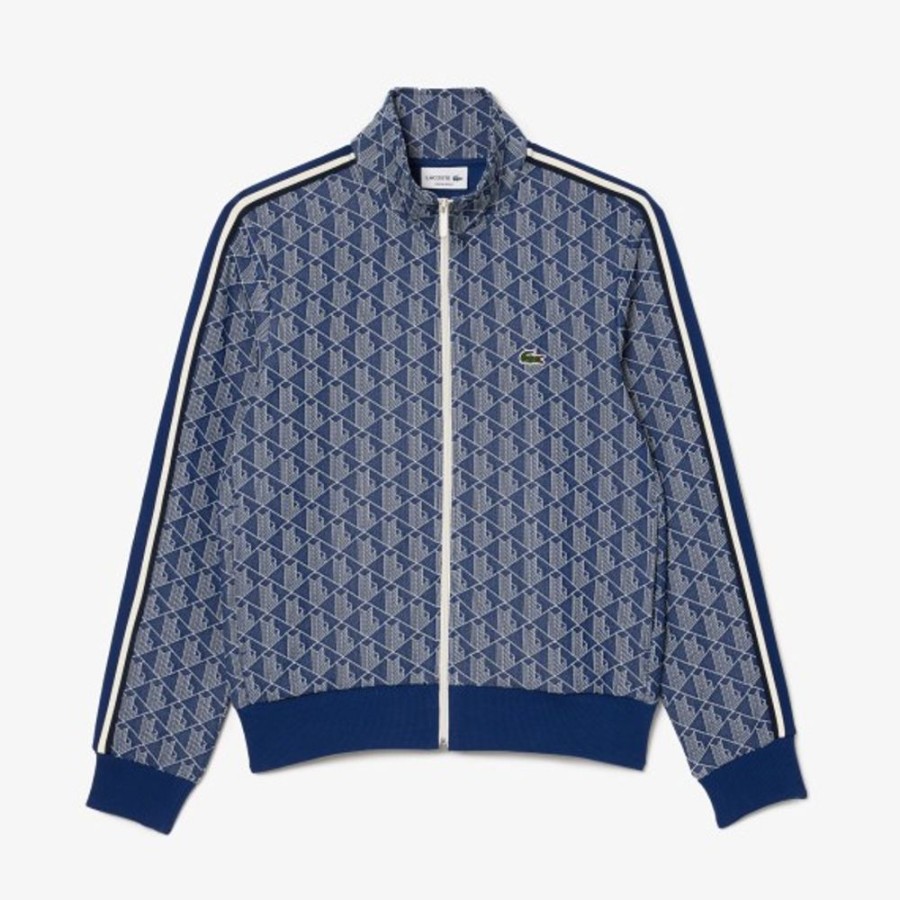 Bekleidung Lacoste | Sweatjacke Mit Paris-Jacquard-Monogramm