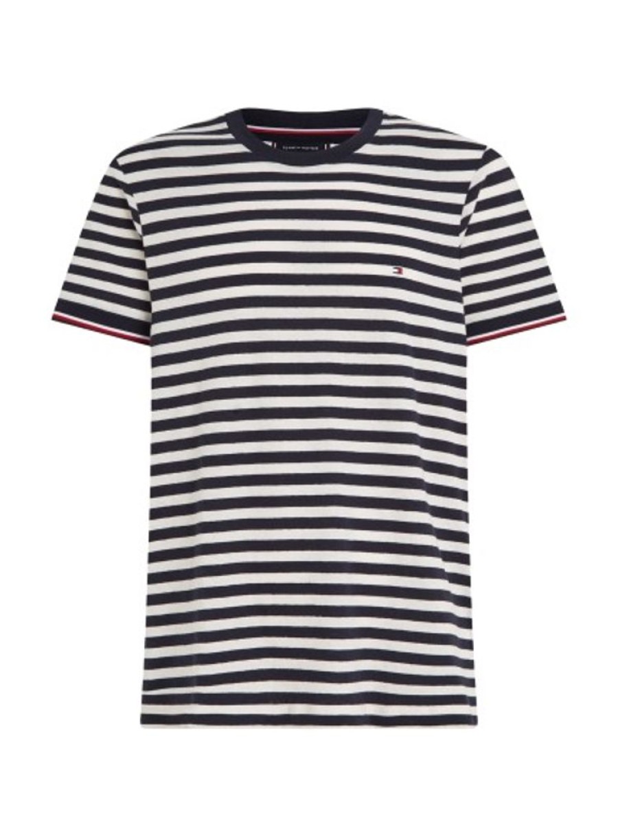 Bekleidung Tommy Hilfiger | T-Shirt Mit Querstreifen