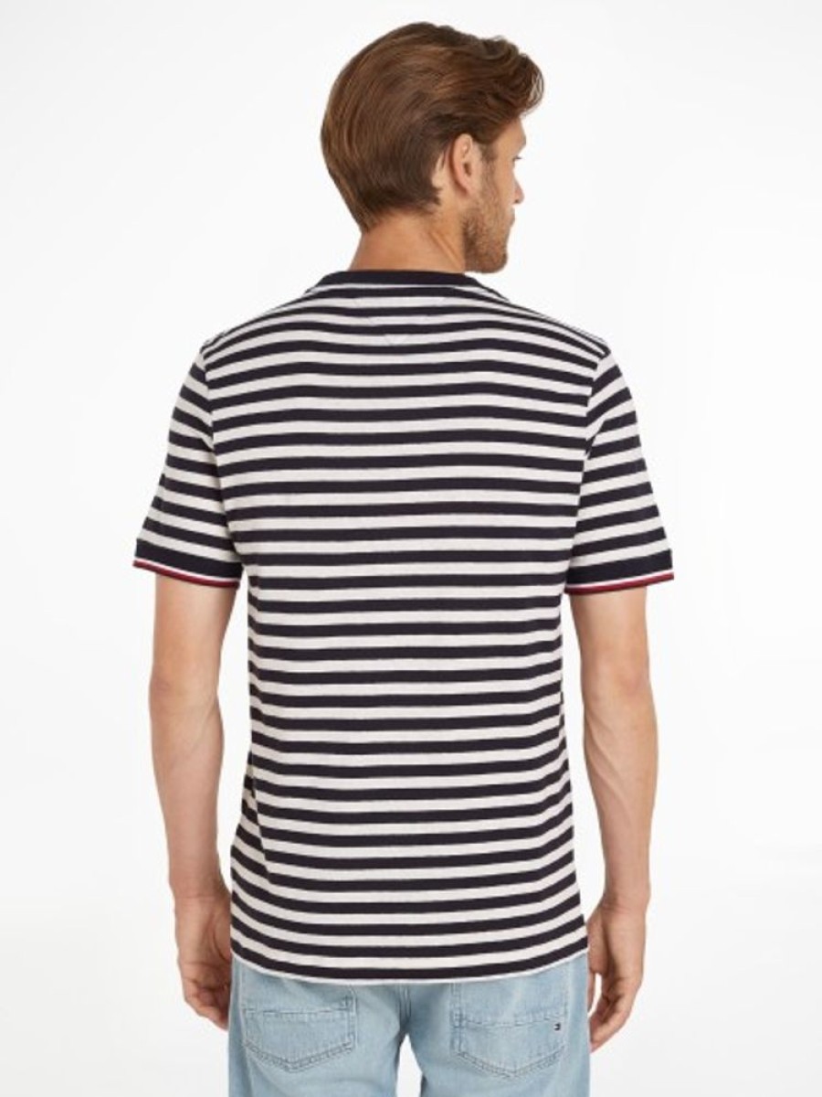 Bekleidung Tommy Hilfiger | T-Shirt Mit Querstreifen