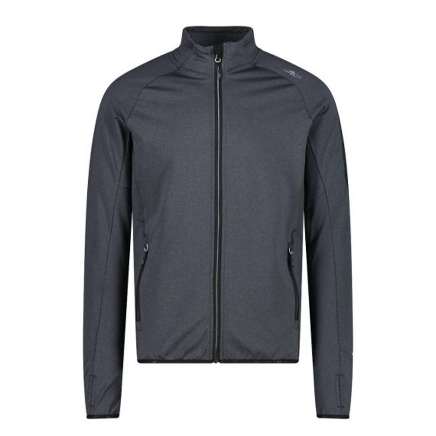 Bekleidung CMP | Leicht Grid-Tech Fleece-Jacke Mit Aufgeklebter Tasche