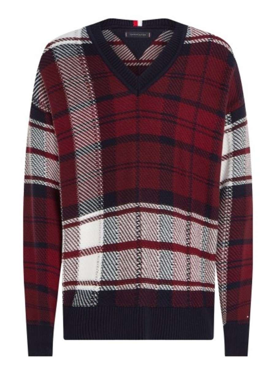 Bekleidung Tommy Hilfiger | Pullover Mit Schottenkaro