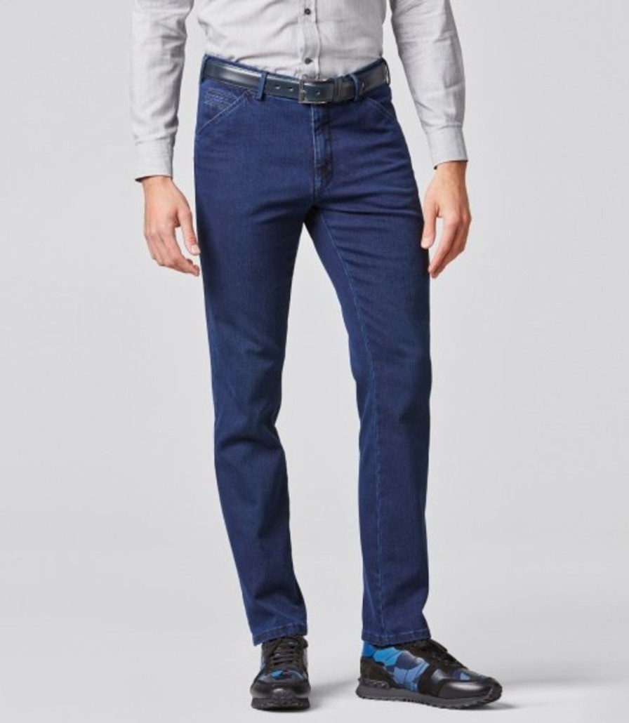 Bekleidung Meyer | Super-Stretch Cotton Wool Denimchino