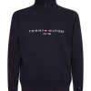 Bekleidung Tommy Hilfiger | Logo-Sweatshirt Mit Halblangem Reisverschluss