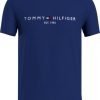 Bekleidung Tommy Hilfiger | Slim Fit T-Shirt Aus Bio-Baumwolle