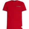 Bekleidung Tommy Hilfiger | Slim Fit T-Shirt Aus Wabenmuster-Pique