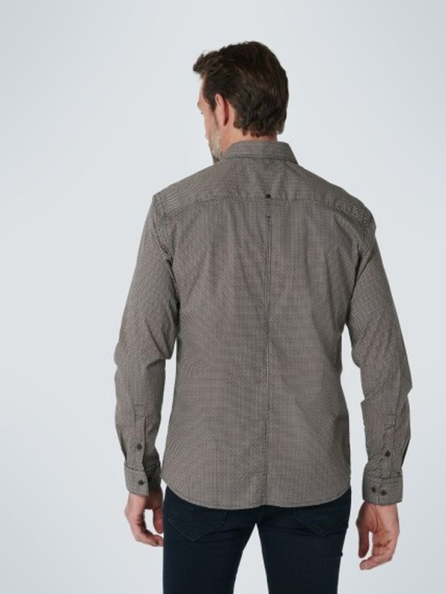 Bekleidung No Excess | Shirt Stretch Allover Printed Responsible Choice