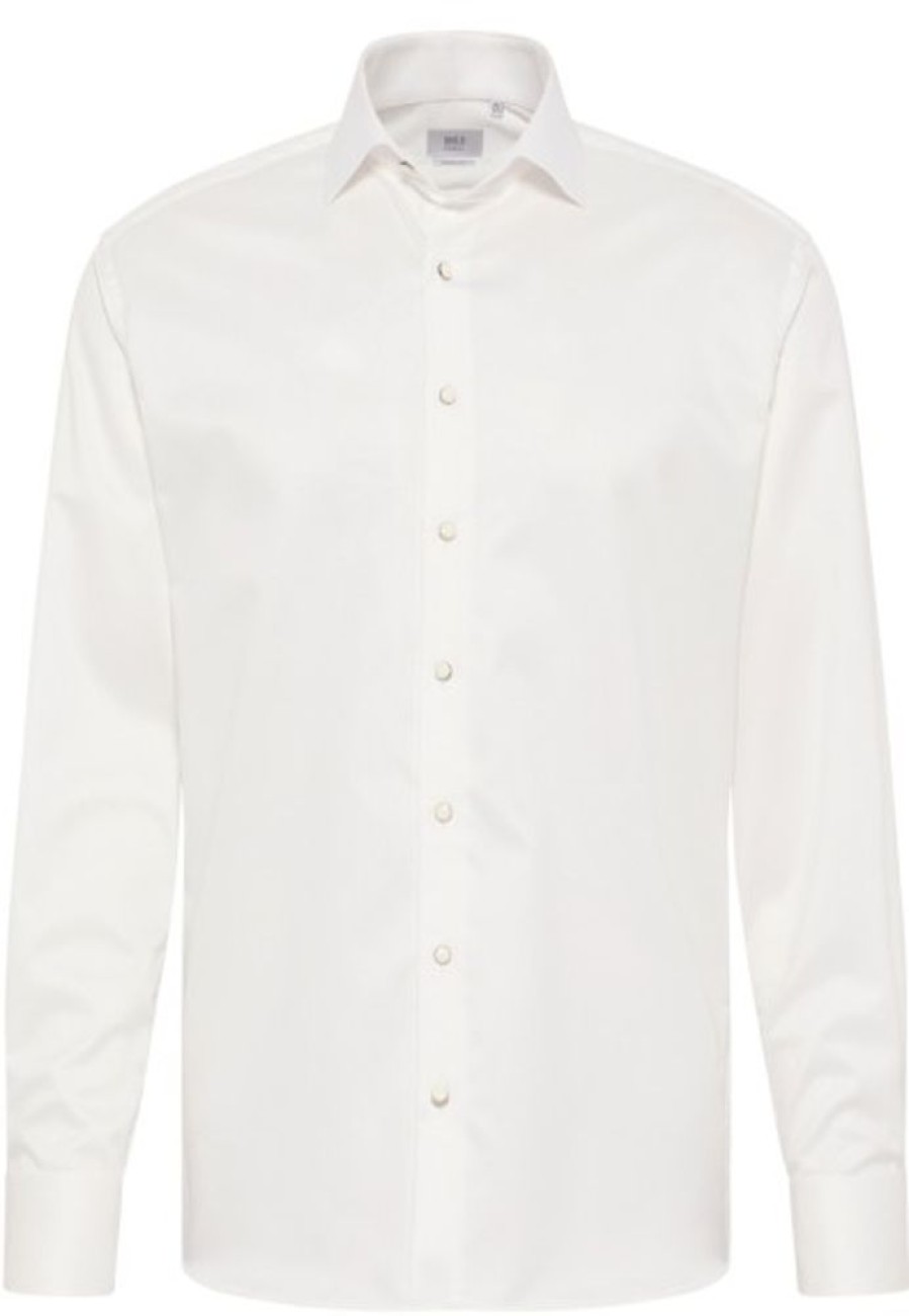 Bekleidung Eterna | Unifarbenes Gentle Gala Shirt Modern Fit