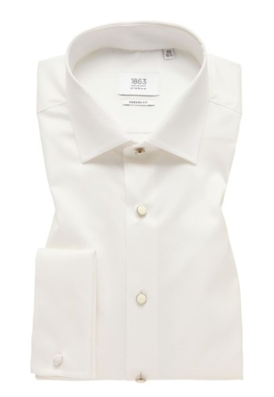 Bekleidung Eterna | Unifarbenes Gentle Gala Shirt Modern Fit