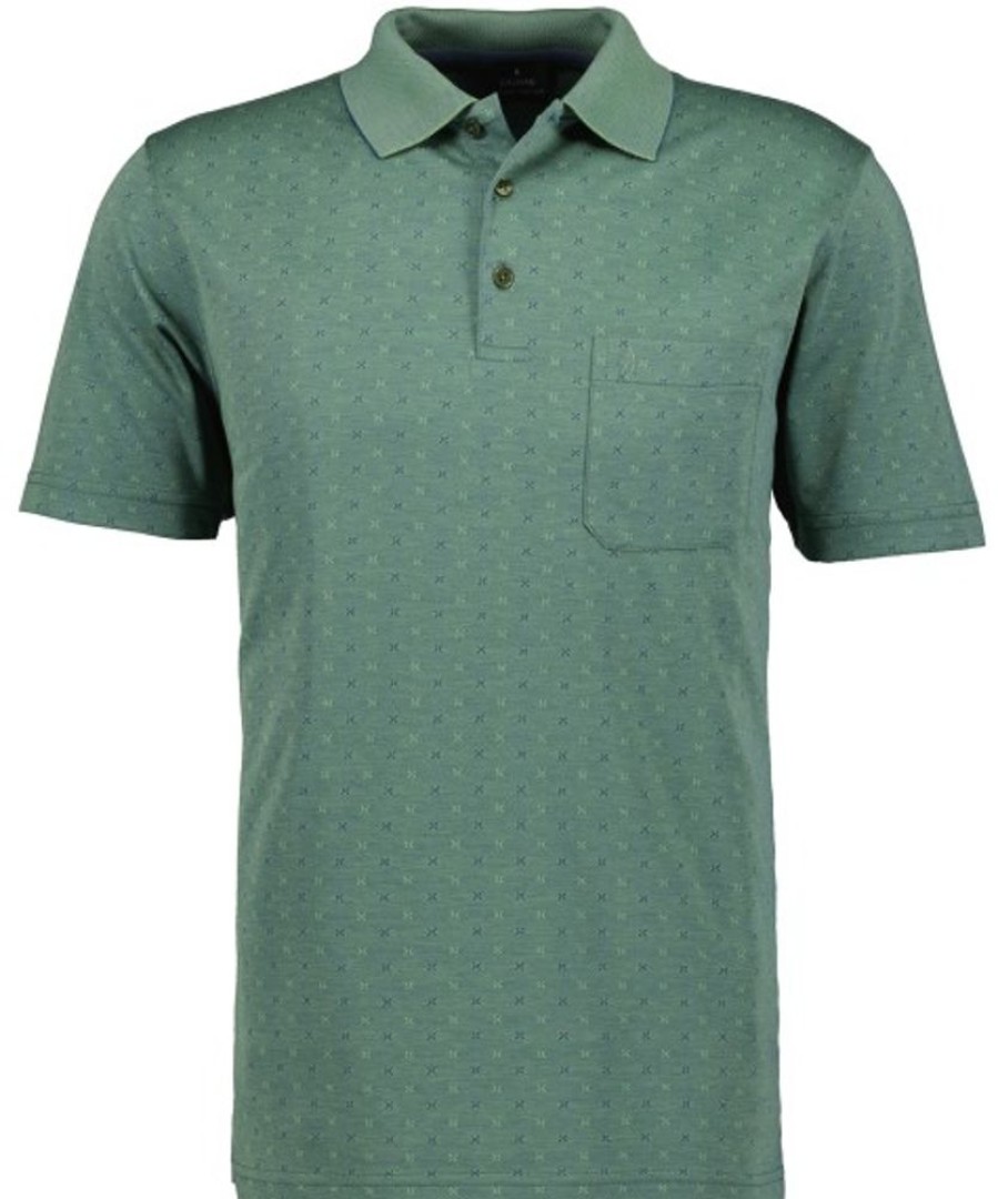 Bekleidung Ragman | Poloshirt "Jacquard"