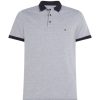 Bekleidung Tommy Hilfiger | Slim Fit Poloshirt Aus Mouline-Baumwolle