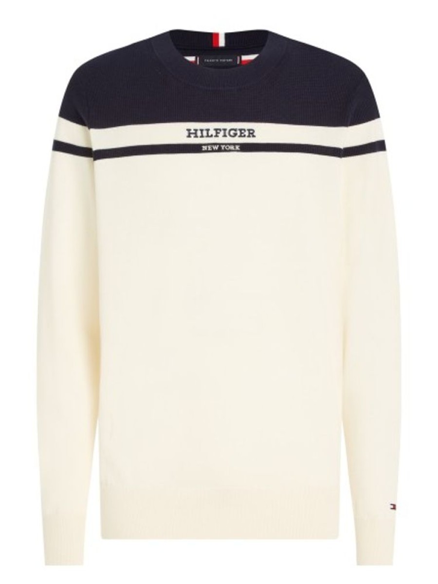 Bekleidung Tommy Hilfiger | Color Block-Pullover Mit Logo-Grafik