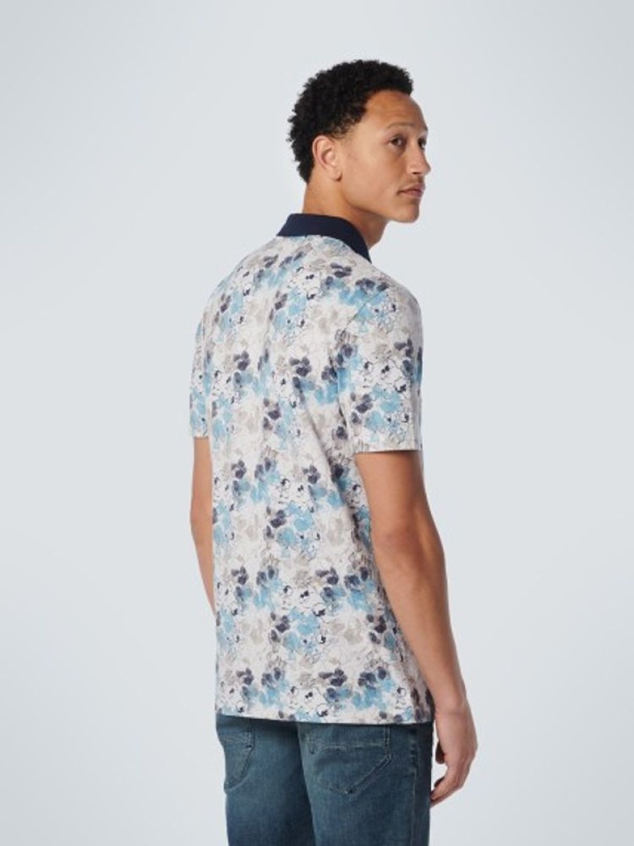 Bekleidung No Excess | Polo Pique Allover Printed Stretch