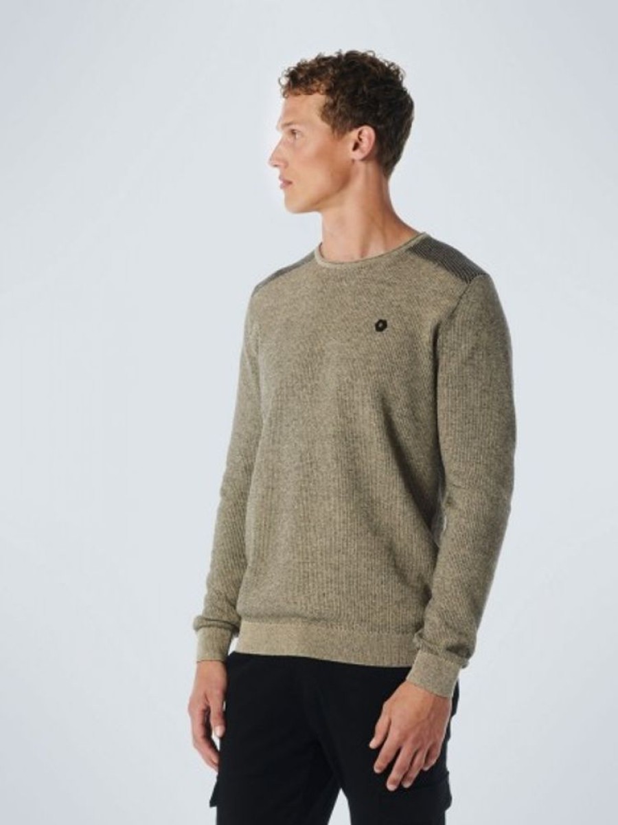 Bekleidung No Excess | Pullover Crewneck 2 Coloured Jacquard