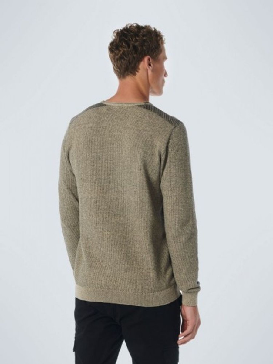 Bekleidung No Excess | Pullover Crewneck 2 Coloured Jacquard