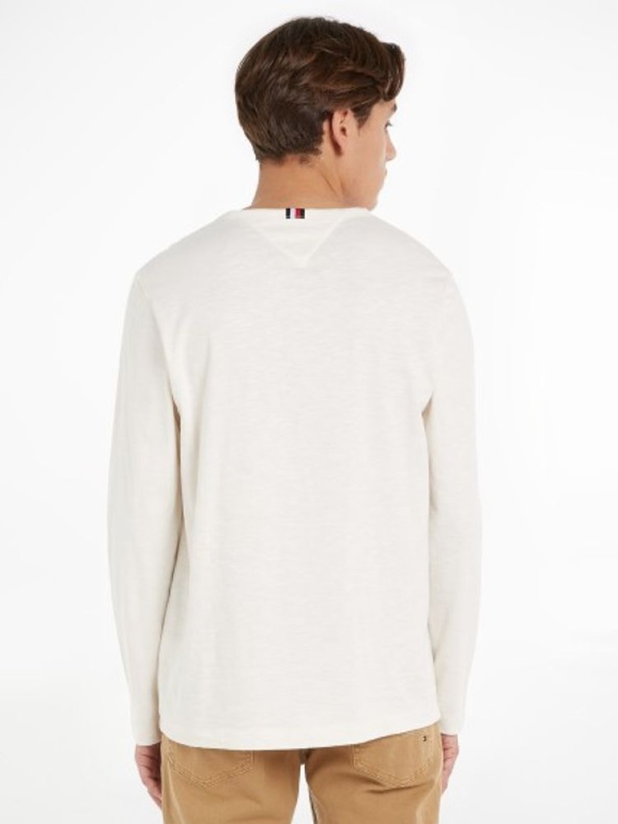 Bekleidung Tommy Hilfiger | Langarmshirt Mit Henley-Kragen