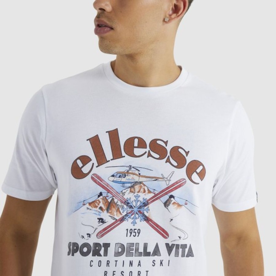 Bekleidung ellesse | Della Vita T-Shirt Print White