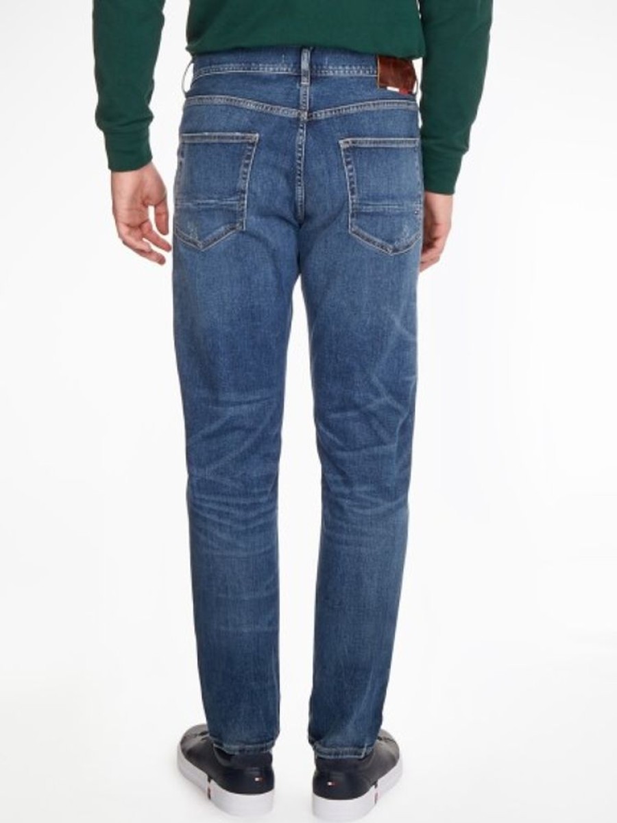 Bekleidung Tommy Hilfiger | Houston Tapered Th Flex Jeans Im Used Look