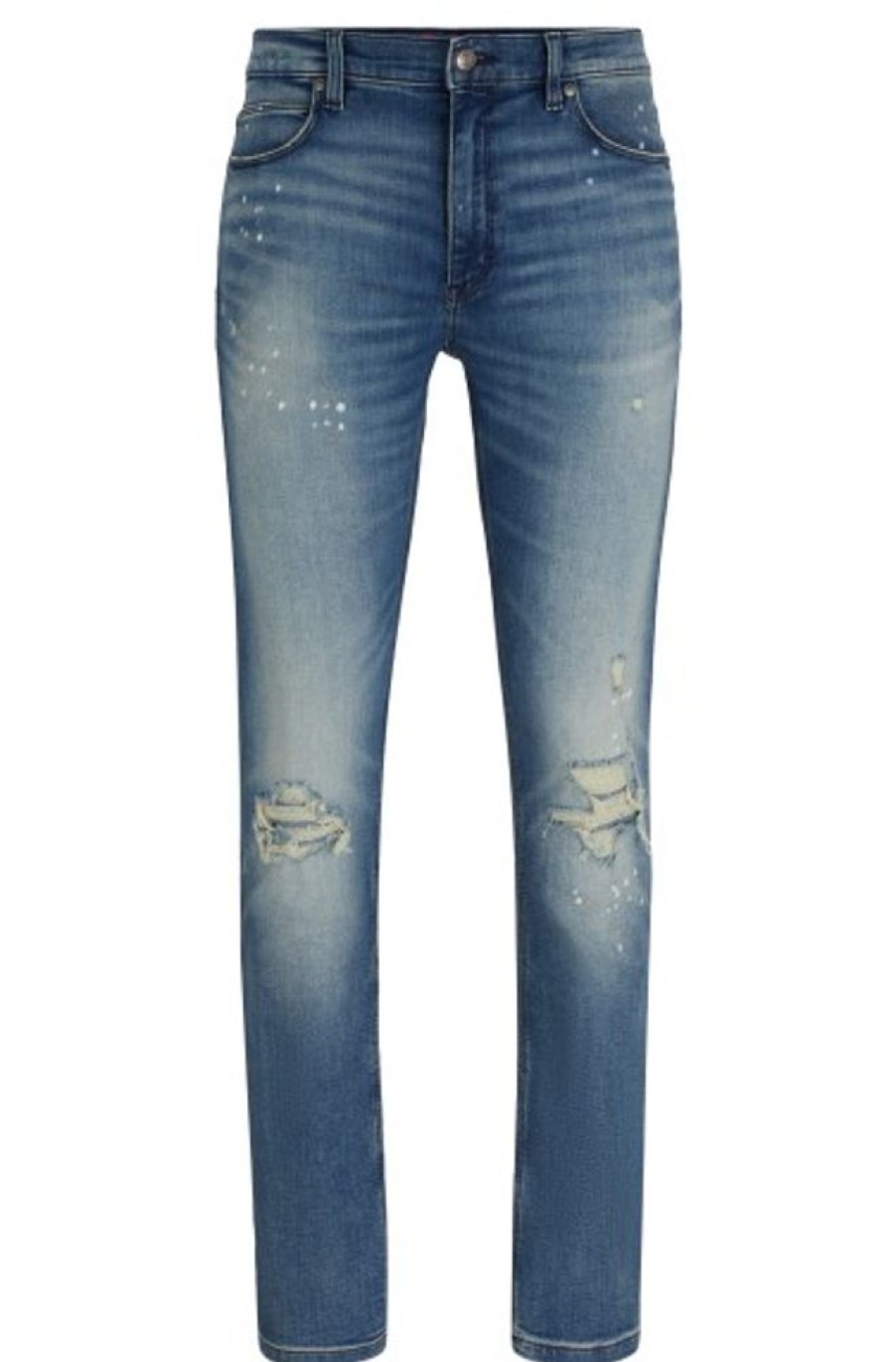 Bekleidung Hugo | Extra Slim-Fit Jeans Aus Bequemem Stretch-Denim