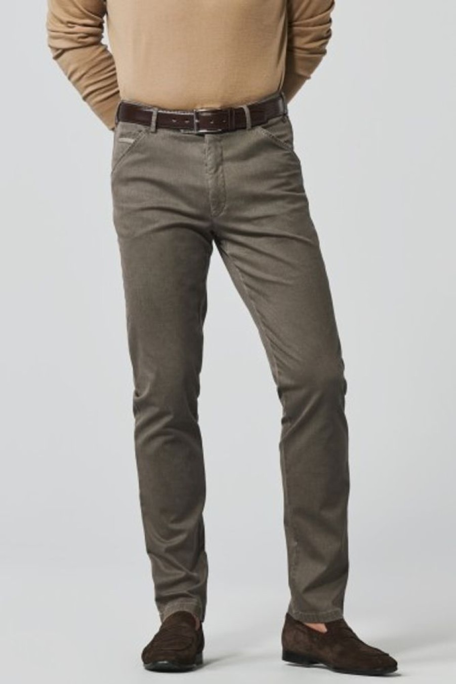 Bekleidung Meyer | Tow-Tone-Baumwollstretch Chino