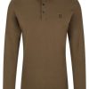 Bekleidung Boss orange | Slim-Fit Longsleeve-Poloshirt Mit Logo-Aufnaher