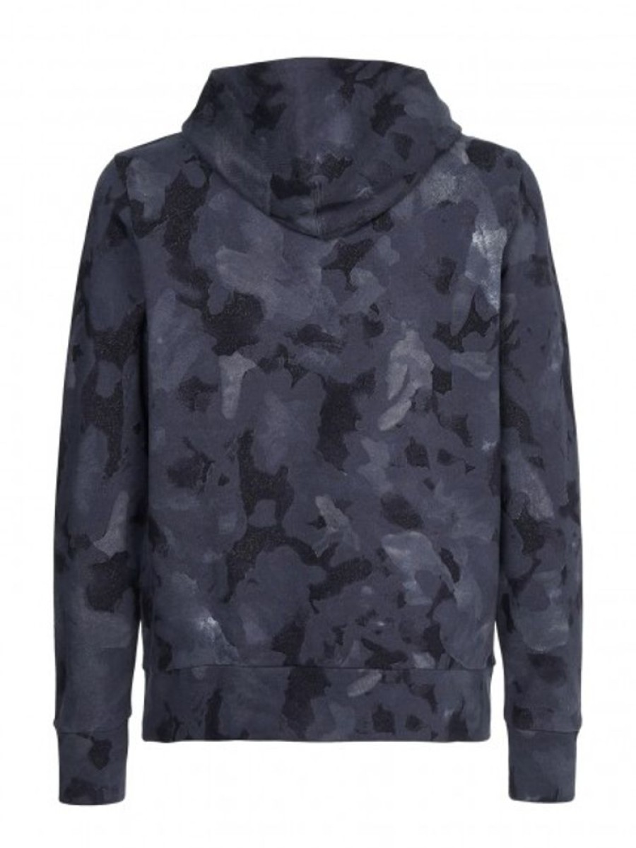 Bekleidung Tommy Hilfiger | Camouflage-Hoodie Mit Henley-Kragen