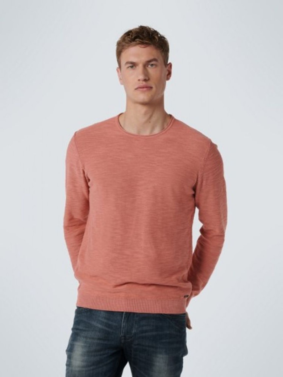 Bekleidung No Excess | Pullover Crewneck Relief Garment Dyed + Stone Washed