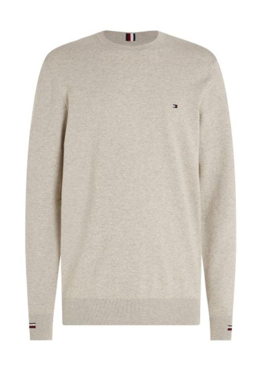 Bekleidung Tommy Hilfiger | Pullover Mit Tommy-Tape-Bundchen