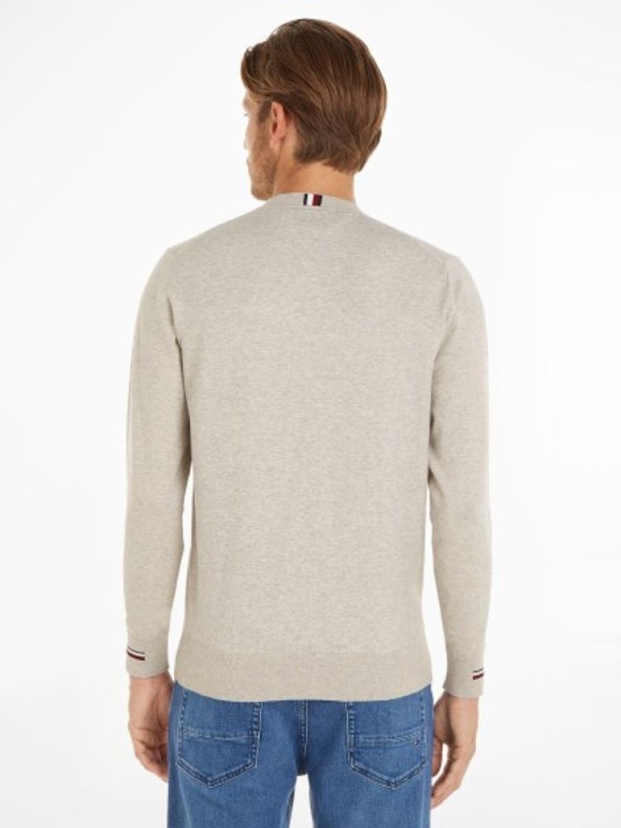 Bekleidung Tommy Hilfiger | Pullover Mit Tommy-Tape-Bundchen