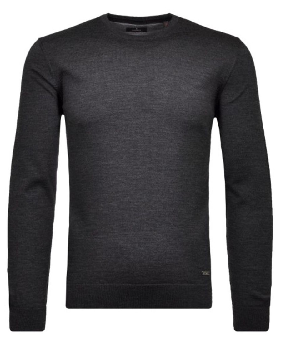 Bekleidung Ragman | Merino-Pullover Rundhals