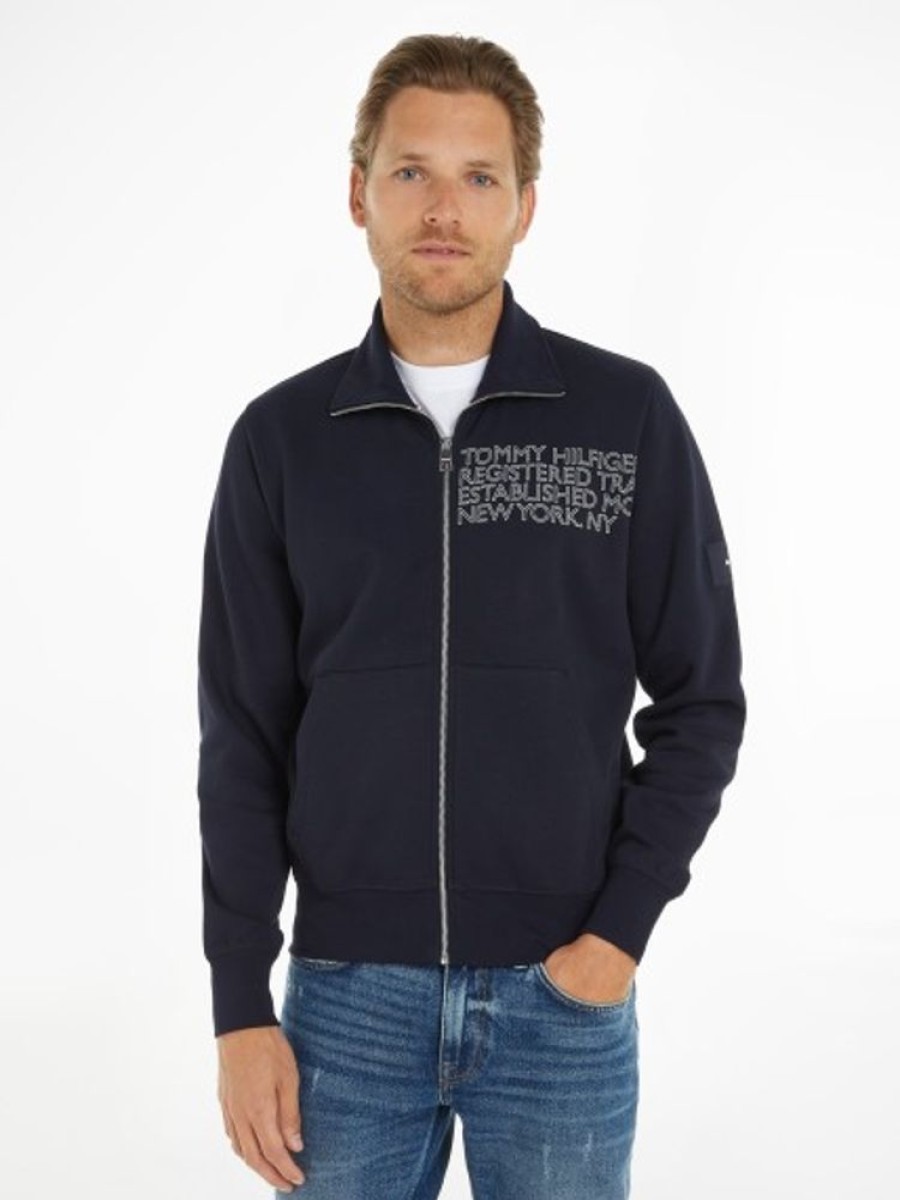 Bekleidung Tommy Hilfiger | Sweatshirt Mit Reisverschluss Und Logo